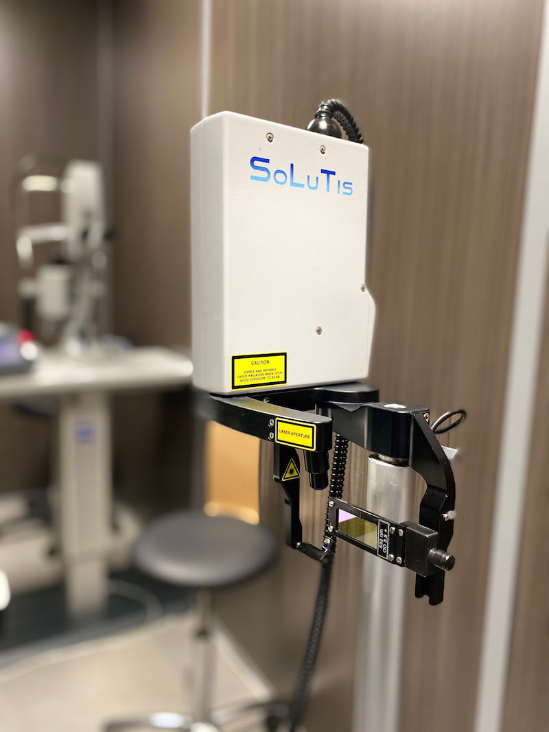 Laser SLT Solutis Traitement du Glaucome